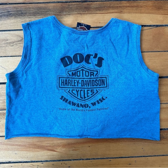 Harley Davidson Logo Crop Top (ALTERED) - Picture 4 of 4